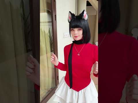 Kazusa wanna steal some of your time sensei #cosplay #kazusa #bluearchive #catgirl