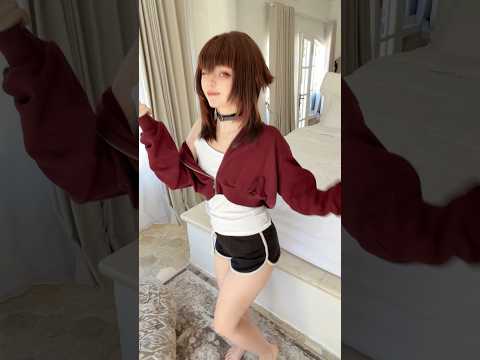 When Megumin stops casting explosions #animecosplay #megumin #cosplay