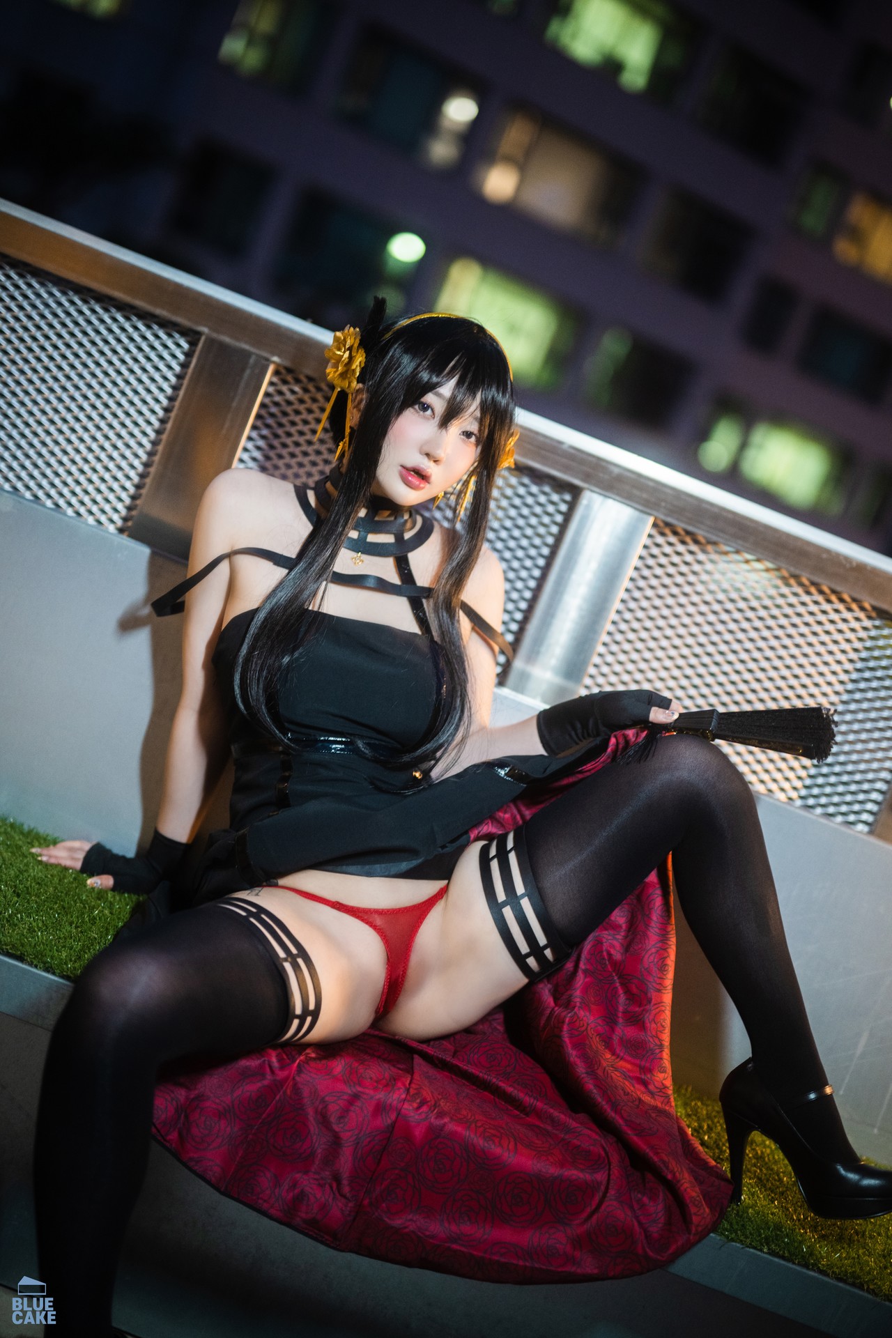 Son Yeeun 손예은, [BLUECAKE] Black Rose RED+ Set.01