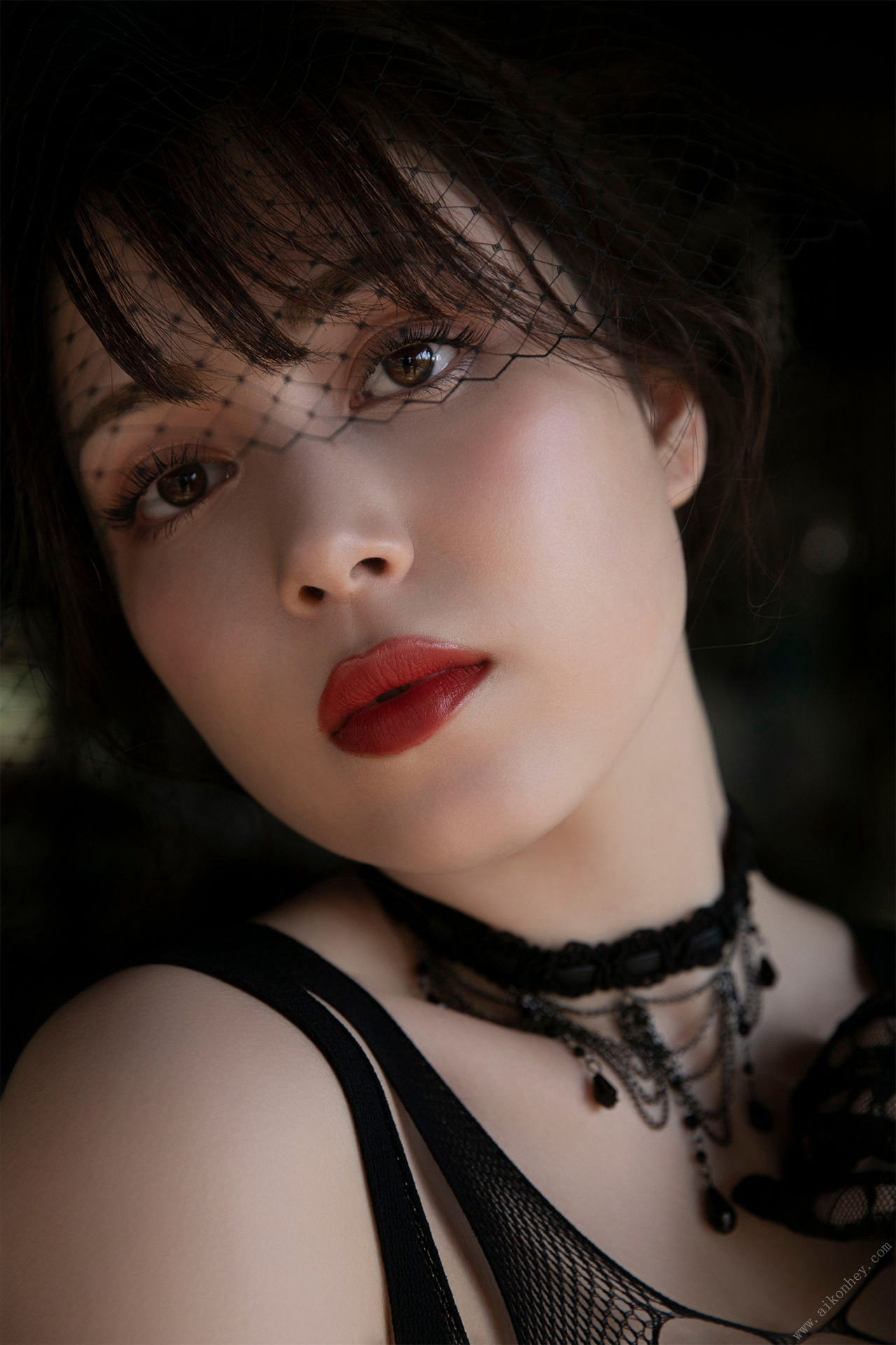 Michelle Megumi ミッシェル爱美, ＦＲＩＤＡＹデジタル写真集 「プレミアムヌード　ｖｏｌ．２　黒の花嫁」 Set.02 No.c23657